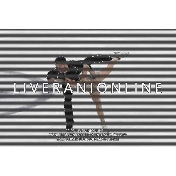 TVMV-Torino 09.12.2022 Palavela © Manuela Viganti/Agenzia Aldo Liverani Grand Prix of Figure Skating Final 2022/2023 Torino Nella foto: deanna stellato dudek e maxime deschamps pairs free skating ©Manuela Viganti / AGENZIA ALDO LIVERANI SAS