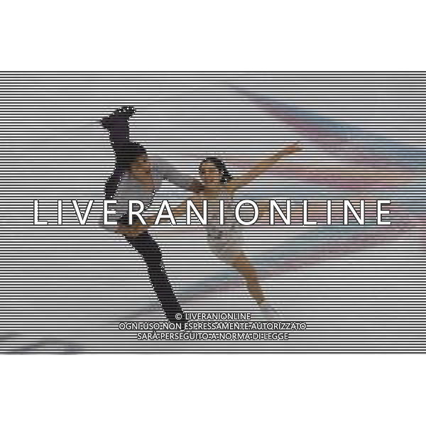 TVMV-Torino 09.12.2022 Palavela © Manuela Viganti/Agenzia Aldo Liverani Grand Prix of Figure Skating Final 2022/2023 Torino Nella foto: riku miura e ryuchi kihara pairs free skating ©Manuela Viganti / AGENZIA ALDO LIVERANI SAS
