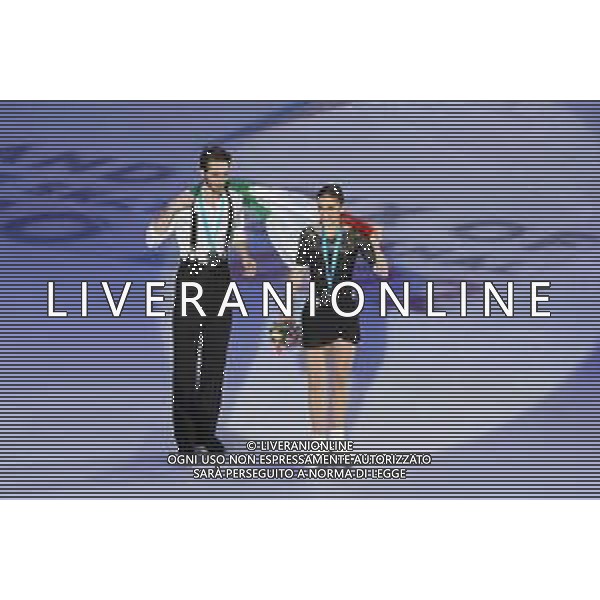 TVMV-Torino 09.12.2022 Palavela © Manuela Viganti/Agenzia Aldo Liverani Grand Prix of Figure Skating Final 2022/2023 Torino Nella foto: sara conti e niccolo macii medaglia di bronzo pairs free skating ©Manuela Viganti / AGENZIA ALDO LIVERANI SAS