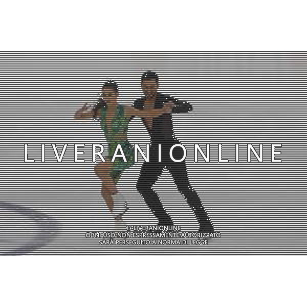 TVMV-Torino 09.12.2022 Palavela © Manuela Viganti/Agenzia Aldo Liverani Grand Prix of Figure Skating Fianl 2022/2023 Torino Nella foto: lilah fear e lewis gibson ice dance rhythm dance ©Manuela Viganti / AGENZIA ALDO LIVERANI SAS
