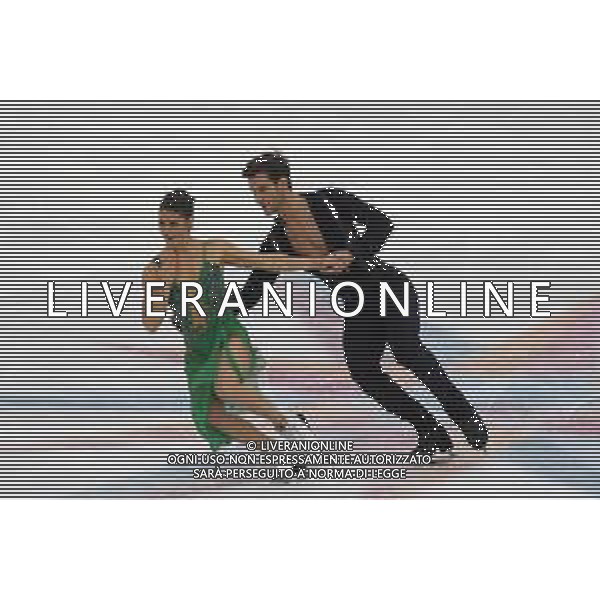 TVMV-Torino 09.12.2022 Palavela © Manuela Viganti/Agenzia Aldo Liverani Grand Prix of Figure Skating Fianl 2022/2023 Torino Nella foto: laurence fournier beaudry e nikolaj soerensen ice dance rhythm dance ©Manuela Viganti / AGENZIA ALDO LIVERANI SAS