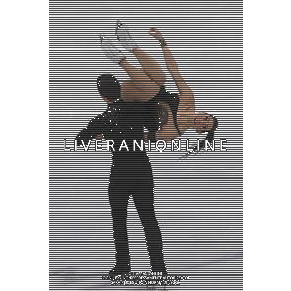TVMV-Torino 09.12.2022 Palavela © Manuela Viganti/Agenzia Aldo Liverani Grand Prix of Figure Skating Fianl 2022/2023 Torino Nella foto: charlene guignard e marco fabbri ice dance rhythm dance ©Manuela Viganti / AGENZIA ALDO LIVERANI SAS