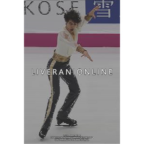 TVMV-Torino 10.12.2022 Palavela © Manuela Viganti/Agenzia Aldo Liverani Grand Prix of Figure Skating Final 2022/2023 Torino Nella foto: nikolaj memola vincintore della medaglia d\'oro neljunior men free skating ©Manuela Viganti / AGENZIA ALDO LIVERANI SAS