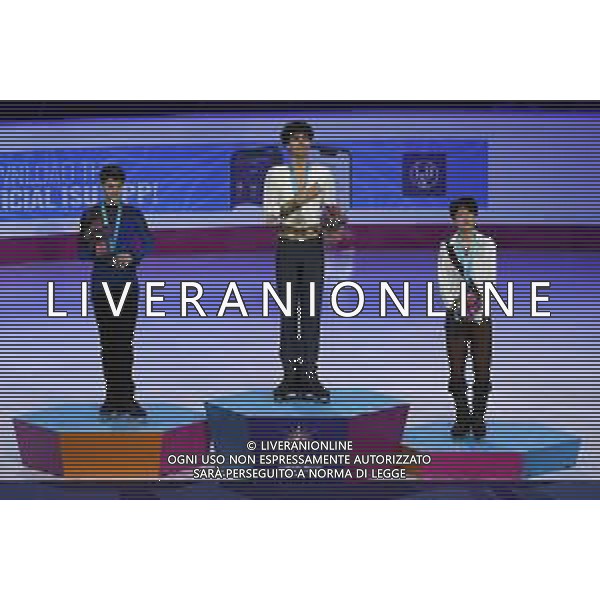 TVMV-Torino 10.12.2022 Palavela © Manuela Viganti/Agenzia Aldo Liverani Grand Prix of Figure Skating Final 2022/2023 Torino Nella foto: nikolaj memola vincintore della medaglia d\'oro neljunior men free skating ©Manuela Viganti / AGENZIA ALDO LIVERANI SAS