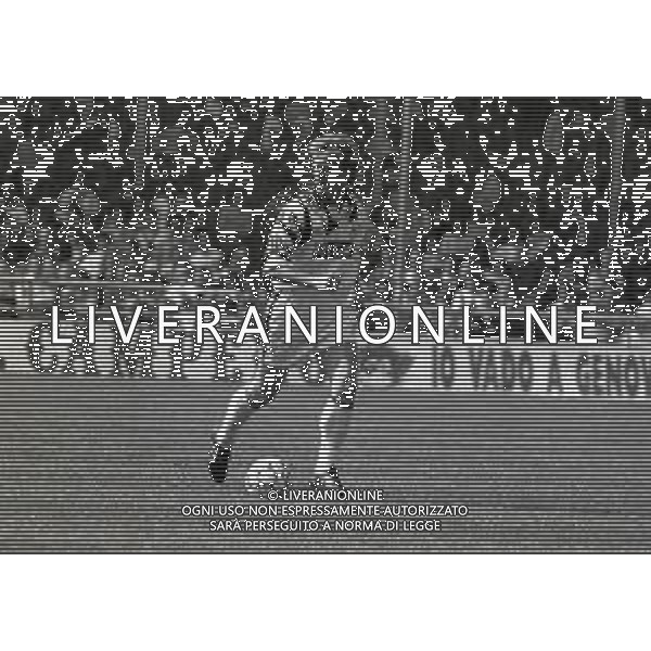 03-05-1992 GENOVA-CAMPIONATO DI CALCIO SERIE A GENOA -INTER 1-2 NELLA FOTO ANDREAS BREHME AG ALDO LIVERANI SAS