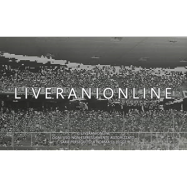 03-05-1992 GENOVA-CAMPIONATO DI CALCIO SERIE A GENOA -INTER 1-2 NELLA FOTO STRISCIONE TIFOSI GENOA CONTRO L\'ALLENATORE OSVALDO BAGNOLI AG ALDO LIVERANI SAS