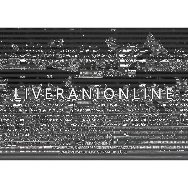 24-11-1991 GENOVA CAMPIONATO DI CALCIO SERIE A GENOA-CAGLIARI 2-2 NELLA FOTO TIFOSI GENOA AG ALDO LIVERANI SAS