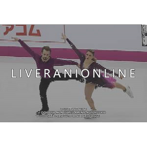TVMV-Torino 10.12.2022 Palavela © Manuela Viganti/Agenzia Aldo Liverani Grand Prix of Figure Skating Final 2022/2023 Torino Nella foto: kaitlin hawayek e jean-luc baker ice dance free dance ©Manuela Viganti / AGENZIA ALDO LIVERANI SAS