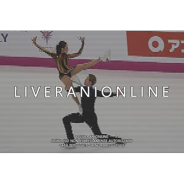 TVMV-Torino 10.12.2022 Palavela © Manuela Viganti/Agenzia Aldo Liverani Grand Prix of Figure Skating Final 2022/2023 Torino Nella foto: madison chock e evan bates ice dance free dance ©Manuela Viganti / AGENZIA ALDO LIVERANI SAS