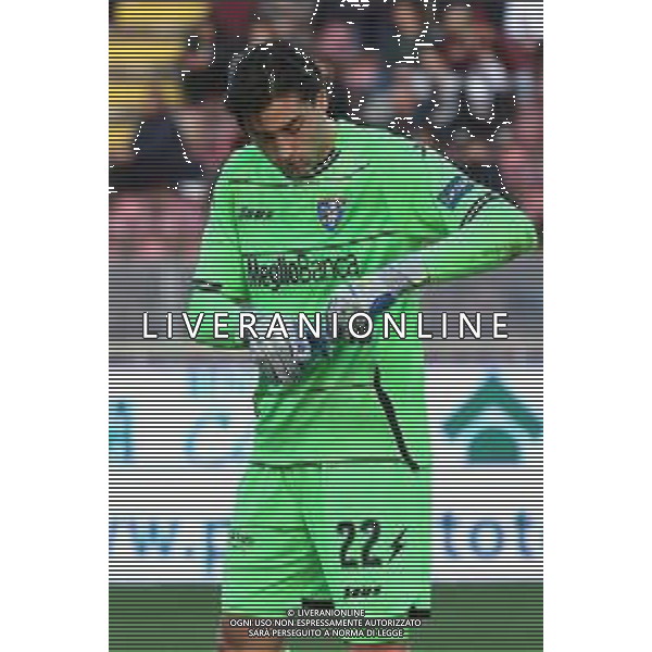 08/12/2022 REGGIO CALABRIA STADIO ORESTE GRANILLO CAMPIONATO NAZIONALE CALCIO SERIE B REGGINA VS FROSINONE IN FOTO TURATI POERTIERE FROSINONE ©GARREFFA PASQUALE / AGENZIA ALDO LIVERANI SAS