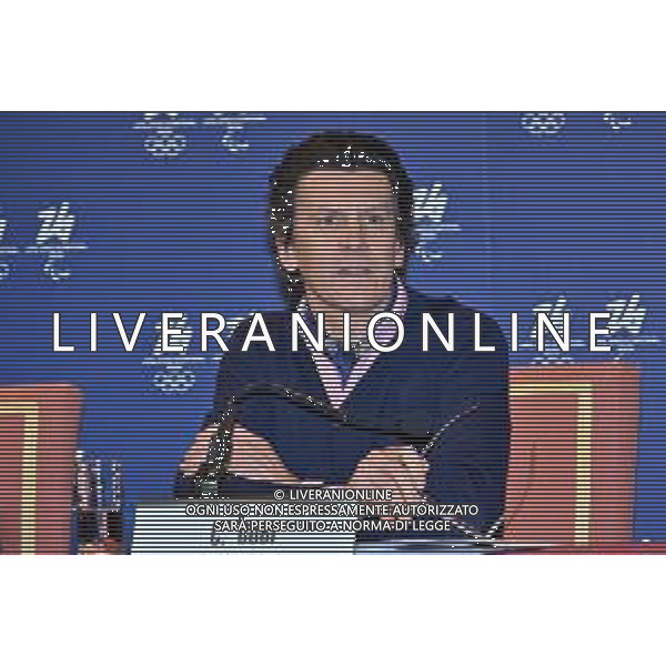 TVRG Conferenza stampa CIO e Milano Cortina 2026 nella foto Christophe Dubi direttore del CIO Milano 14-12-2022 Conferenza stampa presso la Sala dell\'Orologio di Palazzo Marino con alcuni rappresentanti del CIO Comitato Olimpico Internazionale e del comitato organizzatore dei Giochi Olimpici e Paralimpici di Milano Cortina 2026 foto Roberto Garavaglia/ag. Aldo Liverani sas/ AGENZIA ALDO LIVERANI SAS