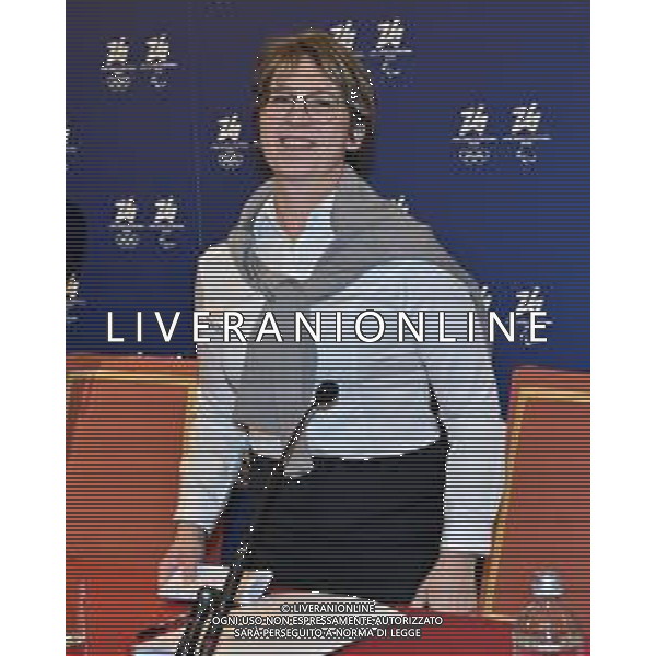 TVRG Conferenza stampa CIO e Milano Cortina 2026 nella foto Sari Essayah capo Commissione di Coordinamento del CIO per Milano Cortina 2026 Milano 14-12-2022 Conferenza stampa presso la Sala dell\'Orologio di Palazzo Marino con alcuni rappresentanti del CIO Comitato Olimpico Internazionale e del comitato organizzatore dei Giochi Olimpici e Paralimpici di Milano Cortina 2026 foto Roberto Garavaglia/ag. Aldo Liverani sas/ AGENZIA ALDO LIVERANI SAS