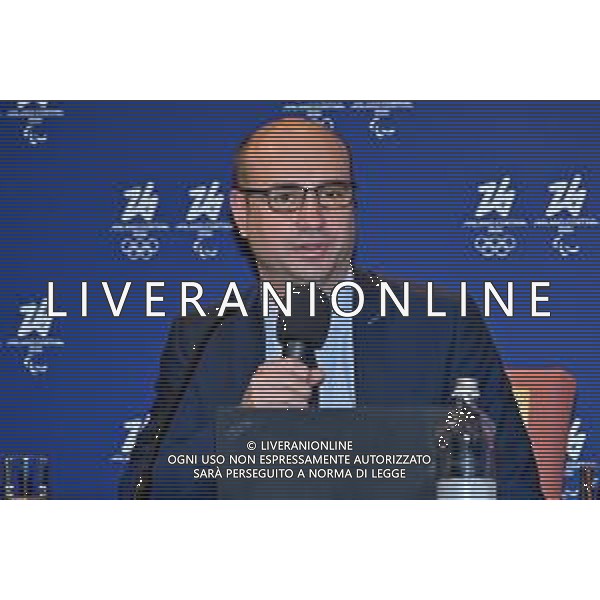 TVRG Conferenza stampa CIO e Milano Cortina 2026 nella foto Michael Noyelle del CIO Milano 14-12-2022 Conferenza stampa presso la Sala dell\'Orologio di Palazzo Marino con alcuni rappresentanti del CIO Comitato Olimpico Internazionale e del comitato organizzatore dei Giochi Olimpici e Paralimpici di Milano Cortina 2026 foto Roberto Garavaglia/ag. Aldo Liverani sas/ AGENZIA ALDO LIVERANI SAS