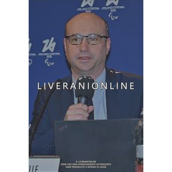 TVRG Conferenza stampa CIO e Milano Cortina 2026 nella foto Michael Noyelle del CIO Milano 14-12-2022 Conferenza stampa presso la Sala dell\'Orologio di Palazzo Marino con alcuni rappresentanti del CIO Comitato Olimpico Internazionale e del comitato organizzatore dei Giochi Olimpici e Paralimpici di Milano Cortina 2026 foto Roberto Garavaglia/ag. Aldo Liverani sas/ AGENZIA ALDO LIVERANI SAS