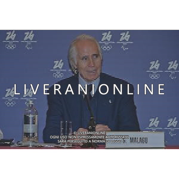 TVRG Conferenza stampa CIO e Milano Cortina 2026 nella foto Giovanni Malago’ presidente CONI Milano 14-12-2022 Conferenza stampa presso la Sala dell\'Orologio di Palazzo Marino con alcuni rappresentanti del CIO Comitato Olimpico Internazionale e del comitato organizzatore dei Giochi Olimpici e Paralimpici di Milano Cortina 2026 foto Roberto Garavaglia/ag. Aldo Liverani sas/ AGENZIA ALDO LIVERANI SAS