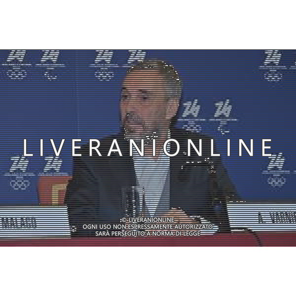 TVRG Conferenza stampa CIO e Milano Cortina 2026 nella foto Andrea Varnier amministratore delegato della Fondazione Milano Cortina 2026 Milano 14-12-2022 Conferenza stampa presso la Sala dell\'Orologio di Palazzo Marino con alcuni rappresentanti del CIO Comitato Olimpico Internazionale e del comitato organizzatore dei Giochi Olimpici e Paralimpici di Milano Cortina 2026 foto Roberto Garavaglia/ag. Aldo Liverani sas/ AGENZIA ALDO LIVERANI SAS