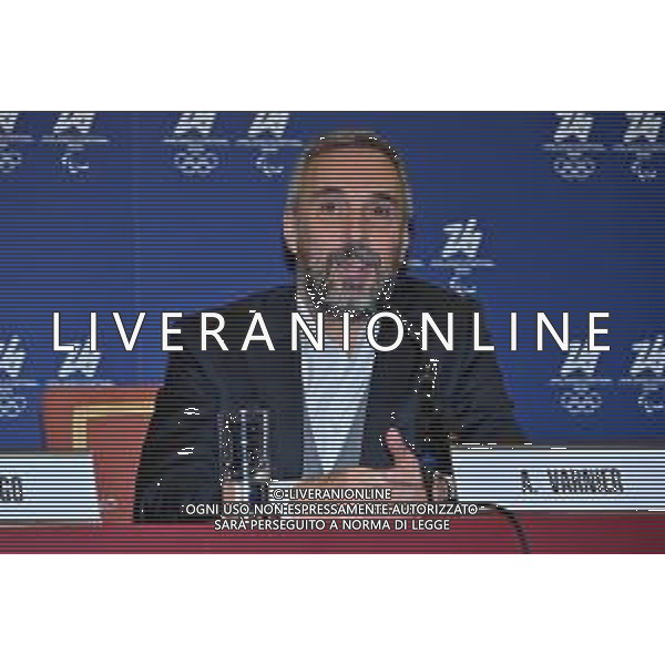 TVRG Conferenza stampa CIO e Milano Cortina 2026 nella foto Andrea Varnier amministratore delegato della Fondazione Milano Cortina 2026 Milano 14-12-2022 Conferenza stampa presso la Sala dell\'Orologio di Palazzo Marino con alcuni rappresentanti del CIO Comitato Olimpico Internazionale e del comitato organizzatore dei Giochi Olimpici e Paralimpici di Milano Cortina 2026 foto Roberto Garavaglia/ag. Aldo Liverani sas/ AGENZIA ALDO LIVERANI SAS