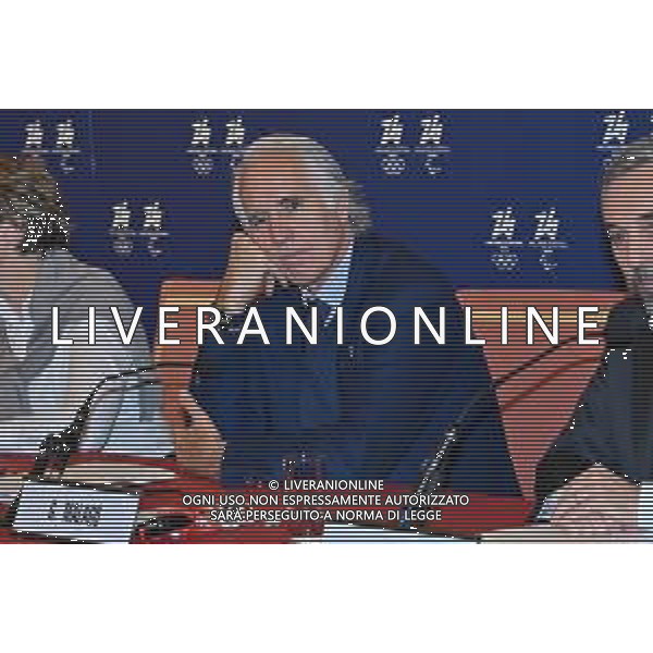 TVRG Conferenza stampa CIO e Milano Cortina 2026 nella foto Giovanni Malago’ presidente CONI Milano 14-12-2022 Conferenza stampa presso la Sala dell\'Orologio di Palazzo Marino con alcuni rappresentanti del CIO Comitato Olimpico Internazionale e del comitato organizzatore dei Giochi Olimpici e Paralimpici di Milano Cortina 2026 foto Roberto Garavaglia/ag. Aldo Liverani sas/ AGENZIA ALDO LIVERANI SAS
