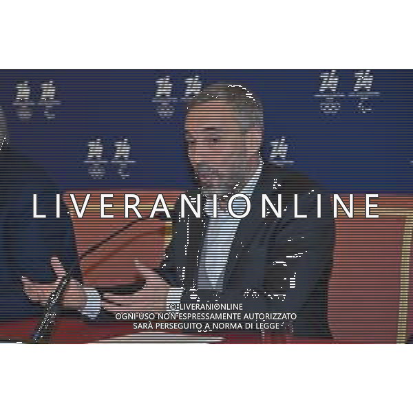 TVRG Conferenza stampa CIO e Milano Cortina 2026 nella foto Andrea Varnier amministratore delegato della Fondazione Milano Cortina 2026 Milano 14-12-2022 Conferenza stampa presso la Sala dell\'Orologio di Palazzo Marino con alcuni rappresentanti del CIO Comitato Olimpico Internazionale e del comitato organizzatore dei Giochi Olimpici e Paralimpici di Milano Cortina 2026 foto Roberto Garavaglia/ag. Aldo Liverani sas/ AGENZIA ALDO LIVERANI SAS