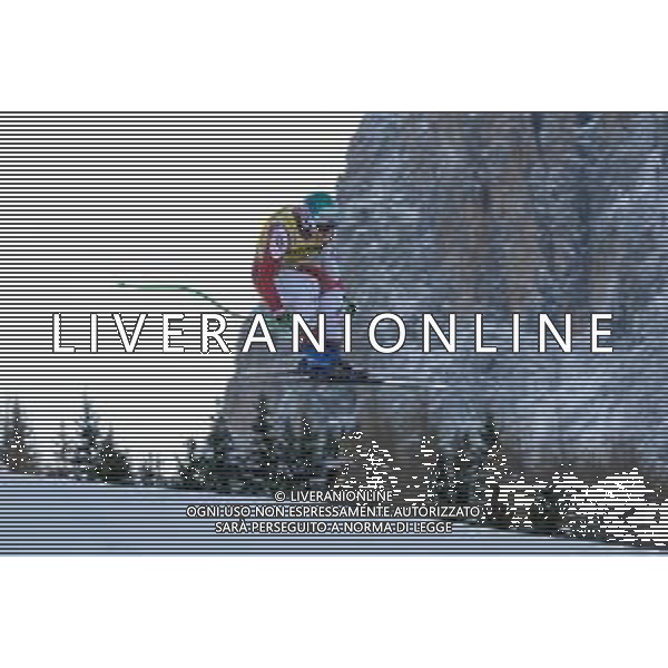 Otmar Striedinger (AUT) durante la discesa libera di Coppa del Mondo di sci, 15 Dicembre 2022, Val Gardena, Bolzano, Italia. ©Tommasini RobertoAG ALDO LIVERANI SAS