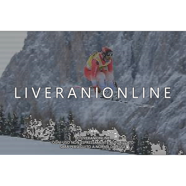 Beat Feuz (SUI) durante la discesa libera di Coppa del Mondo di sci, 15 Dicembre 2022, Val Gardena, Bolzano, Italia. ©Tommasini RobertoAG ALDO LIVERANI SAS