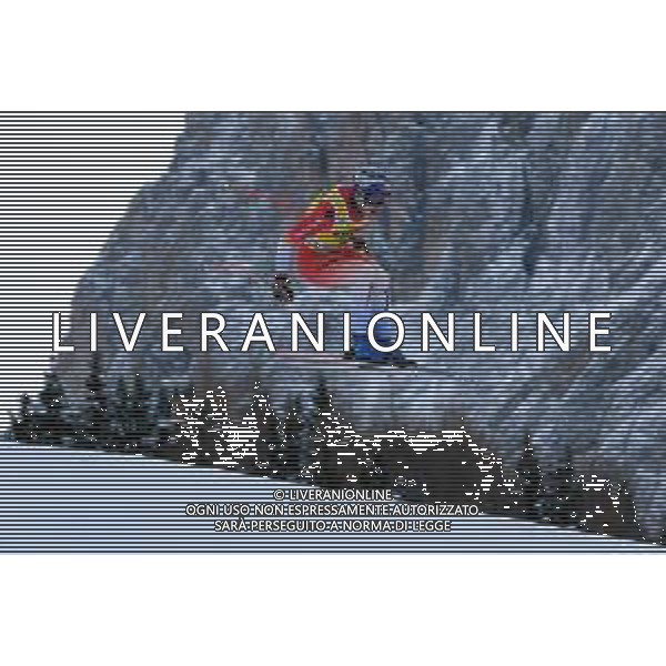 Marco Odermatt (SUI) durante la discesa libera di Coppa del Mondo di sci, 15 Dicembre 2022, Val Gardena, Bolzano, Italia. ©Tommasini RobertoAG ALDO LIVERANI SAS