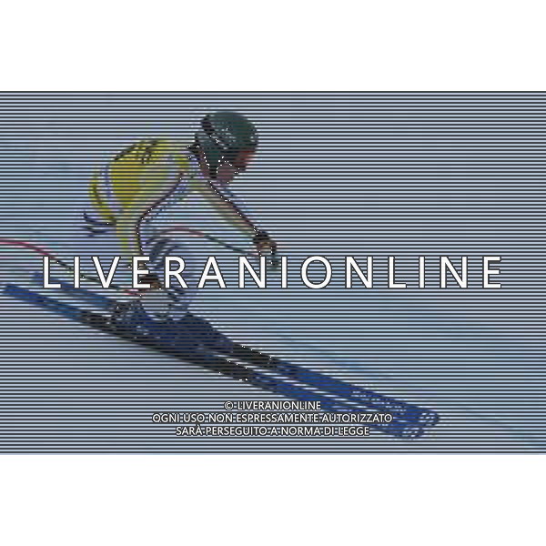 Romed Baumann (GER) durante la discesa libera di Coppa del Mondo di sci, 15 Dicembre 2022, Val Gardena, Bolzano, Italia. ©Tommasini RobertoAG ALDO LIVERANI SAS