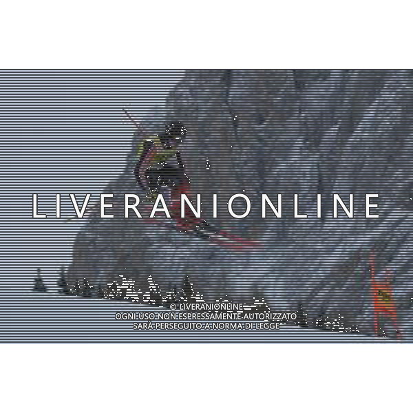 Brodie Seger (CAN) durante la discesa libera di Coppa del Mondo di sci, 15 Dicembre 2022, Val Gardena, Bolzano, Italia. ©Tommasini RobertoAG ALDO LIVERANI SAS