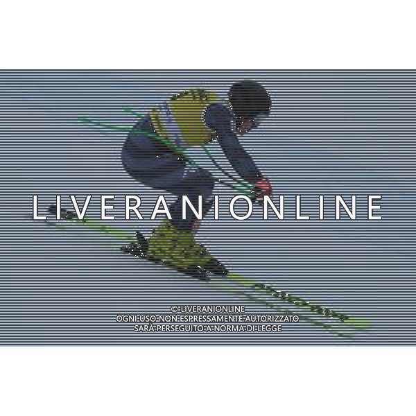 Sam Morse (USA) durante la discesa libera di Coppa del Mondo di sci, 15 Dicembre 2022, Val Gardena, Bolzano, Italia. ©Tommasini RobertoAG ALDO LIVERANI SAS