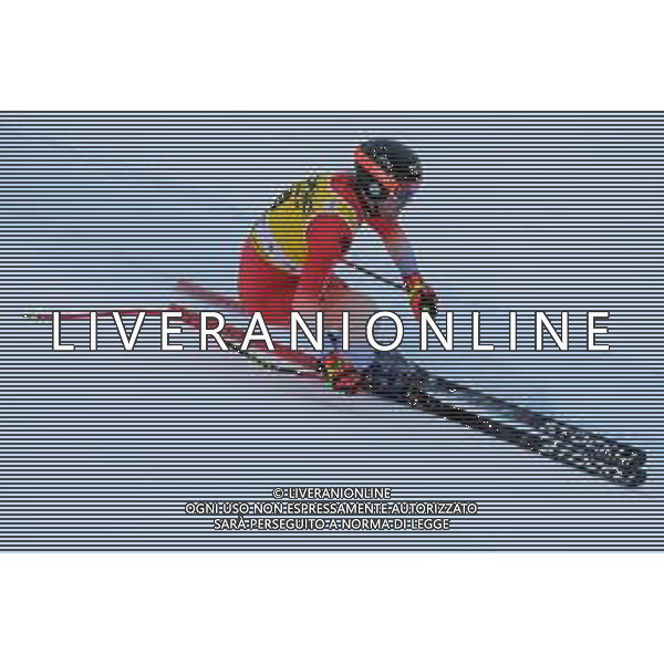 Alexis Monney (SUI) durante la discesa libera di Coppa del Mondo di sci, 15 Dicembre 2022, Val Gardena, Bolzano, Italia. ©Tommasini RobertoAG ALDO LIVERANI SAS