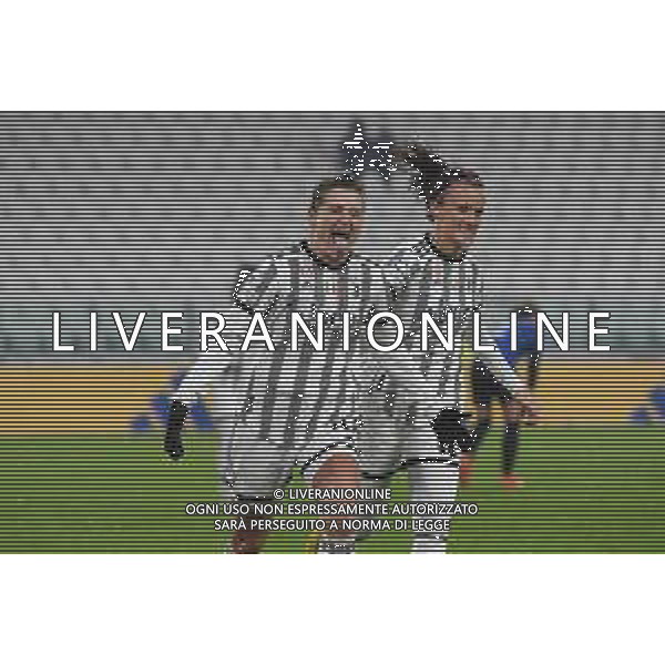 TVMV-Torino 15.12.2022 Allianz Stadium ©Manuela Viganti/Agenzia Aldo Liverani Juventus W vs Zurigo W Champions League Femminile 2022/2023 Nella foto: esultanza cristiana girelli dopo il gol del 3 0 ©Manuela Viganti AG ALDO LIVERANI SAS