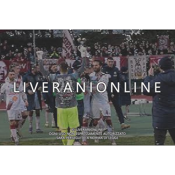 IMOLA 17 12 2022 IMOLESE CALCIO-REGGIANA SERIE C 0-1 NELLA FOTO REGGIANA DOPO LA PARTITA - ESULTANZA FINE GARA ©SANNA / AGENZIA ALDO LIVERANI SAS