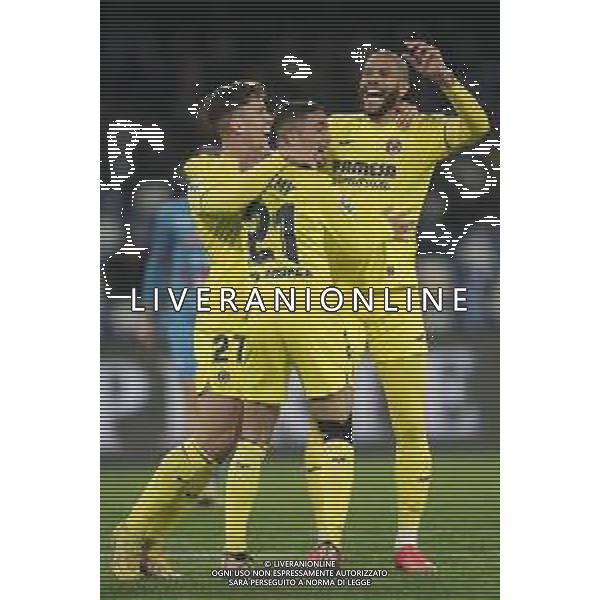 NAPOLI - VILLAREAL PARTITA AMICHEVOLE 17.12.2022 NELLA FOTO esultanza Etienne Capoue ©MOSCA / AGENZIA ALDO LIVERANI SAS