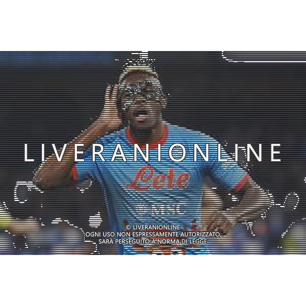 NAPOLI - VILLAREAL PARTITA AMICHEVOLE 17.12.2022 NELLA FOTO esultanza dopo gol Victor Osimhen ©MOSCA / AGENZIA ALDO LIVERANI SAS
