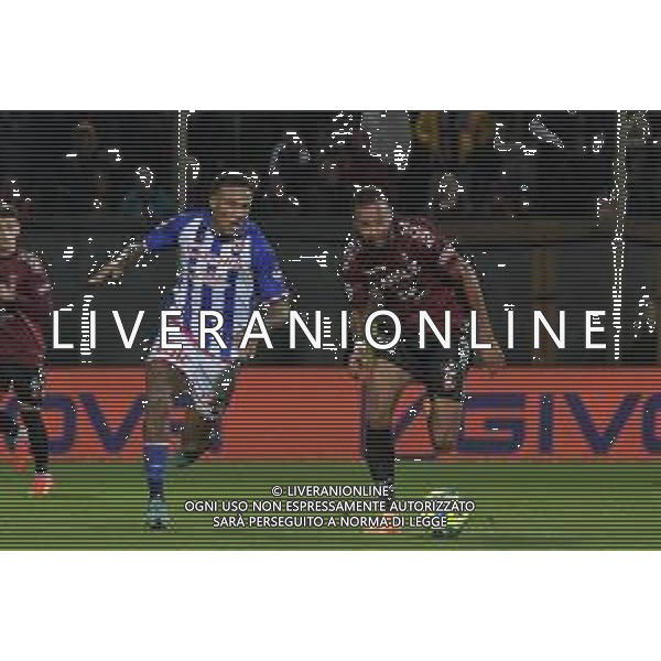 17 Dicembre 2022 Reggio Calabria, Italia - calcio - Reggina vs Bari - Campionato di calcio Serie BKT 2022/2023 - Stadio Oreste Granillo Nella foto: Azevedo Hernani e Michael Folorunsho Dicember 17 , 2022 Reggio Calabria, Italy - sport, soccer Reggina vs Bari- Italian Football Championship League BKT 2022/2023 - Oreste Granillo stadium. In the pic: Avevedo Hernani ©Andrea Rosito / AG ALDO LIVERANI SAS