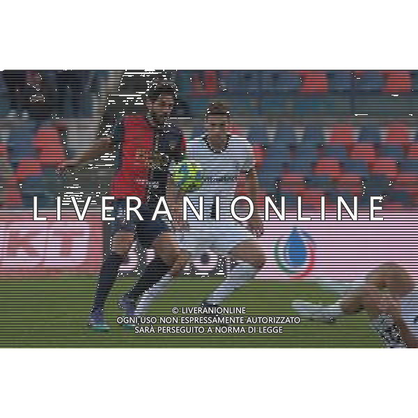 18 Dicembre 2022 Cosenza, Italia - calcio - Cosenza vs Ascoli - Campionato di calcio Serie BKT 2022/2023 - Stadio San Vito-Marulla Nella foto: Joaquin Larrivey e Danilo Quaranta Dicember 18 , 2022 Cosenza, Italy - soccer Cosenza-Ascoli- Italian Football Championship League BKT 2022/2023 - San Vito Marulla stadium. In the pic: Joaquin Larrivey e Danilo Quaranta ©Andrea Rosito / AGENZIA ALDO LIVERANI SAS