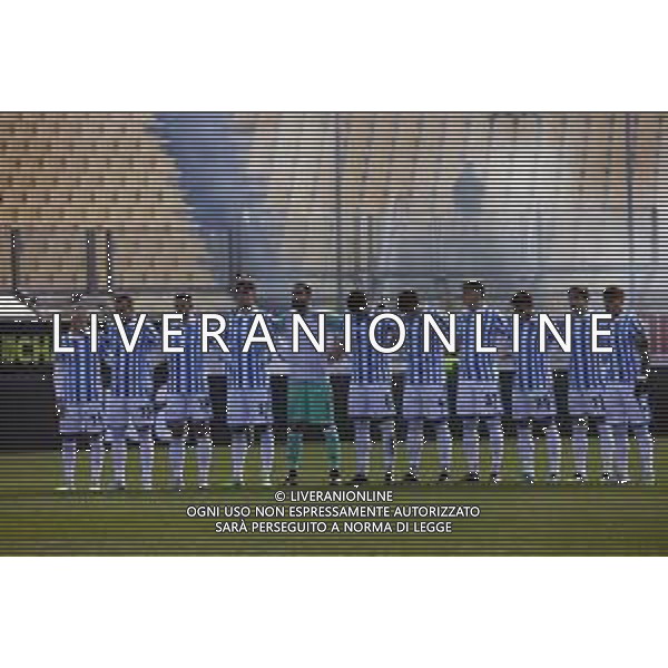 minuto di silenzio per la morte di sinisa mihajlovic - la formazione della spal schierata PARMA SPAL CAMPIONATO CALCIO SERIE BKT 18.12.2022 ©GIAMPIETRI / AGENZIA ALDO LIVERANI SAS