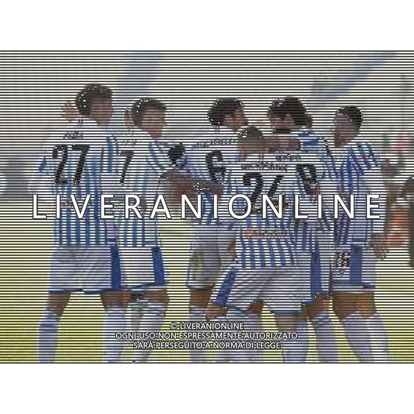 esultanza spal dopogol simone rabbi - abbraccio PARMA SPAL CAMPIONATO CALCIO SERIE BKT 18.12.2022 ©GIAMPIETRI / AGENZIA ALDO LIVERANI SAS