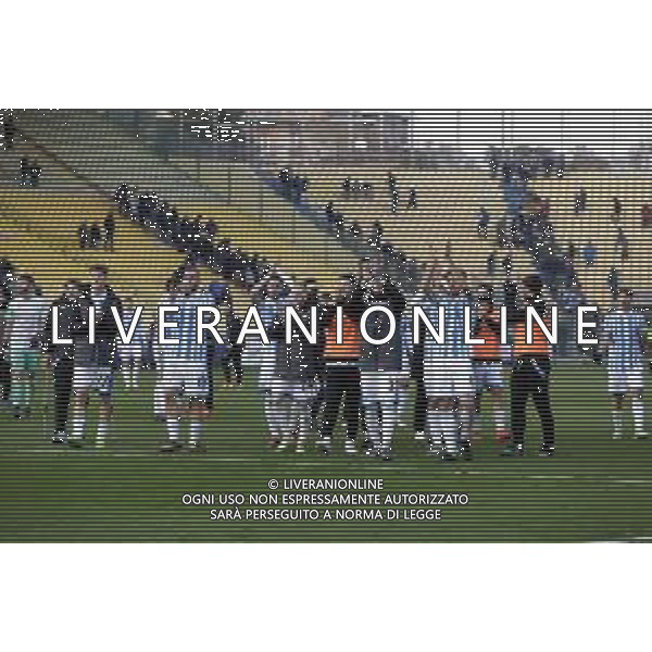 esultanza giocatori spal a fine gara - esultanza fine partita PARMA SPAL CAMPIONATO CALCIO SERIE BKT 18.12.2022 ©GIAMPIETRI / AGENZIA ALDO LIVERANI SAS