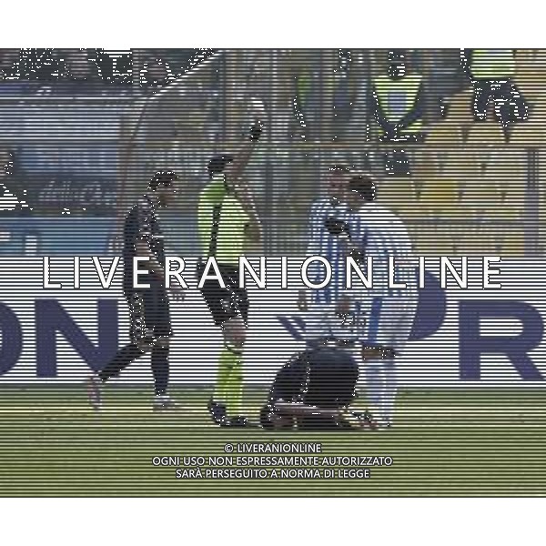 ammonizione salvatore esposito - cartellino giallo PARMA SPAL CAMPIONATO CALCIO SERIE BKT 18.12.2022 ©GIAMPIETRI / AGENZIA ALDO LIVERANI SAS