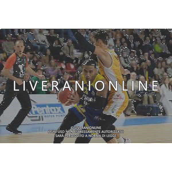 Karvel Anderson - Tezenis Verona durante la partita tra Tezenis Verona e Carpegna Prosciutto Pesaro valida per l\'undicesima giornata del campionato Italiano di basket serie A1. 18 Dicembre 2022, Pala AGSM-AIM, Verona, Italia ©Tommasini Roberto / AGENZIA ALDO LIVERANI SAS