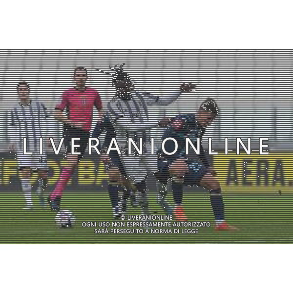 Torino 22.12.2022 Allianz Stadium ©Manuela Viganti/Agenzia Aldo Liverani Juventus vs Rijeka Partita Amichevole 2022/2023 Nella foto: moise kean e andro babic ©Viganti / AGENZIA ALDO LIVERANI SAS