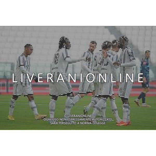 Torino 22.12.2022 Allianz Stadium ©Manuela Viganti/Agenzia Aldo Liverani Juventus vs Rijeka Partita Amichevole 2022/2023 Nella foto: esultanza juventus dopo il gol di moise kean ©Viganti / AGENZIA ALDO LIVERANI SAS