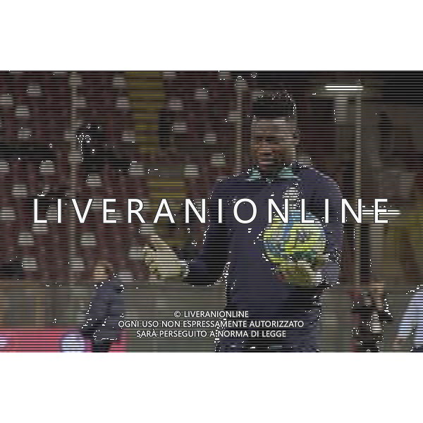 REGGIO CALABRIA, ITALY - DECEMBER 22: Andre\' Onana Inter in action during the friendly match between Reggina and Inter at Stadio Oreste Granillo, On December 22, 2022 , Italy. ©Andrea Rosito / AGENZIA ALDO LIVERANI SAS