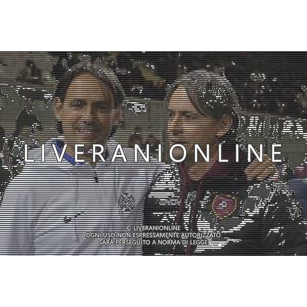 REGGIO CALABRIA, ITALY - DECEMBER 22: Filippo e Simone Inzaghi during the friendly match between Reggina and Inter at Stadio Oreste Granillo, On December 22, 2022 in Naples, Italy. ©Andrea Rosito / AGENZIA ALDO LIVERANI SAS