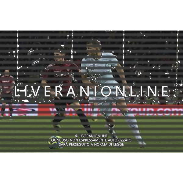 REGGIO CALABRIA, ITALY - DECEMBER 22: Edin Dzeko e Giovanni Fabbian in action during the friendly match between Reggina and Inter at Stadio Oreste Granillo, On December 22, 2022 in Naples, Italy. ©Andrea Rosito / AGENZIA ALDO LIVERANI SAS