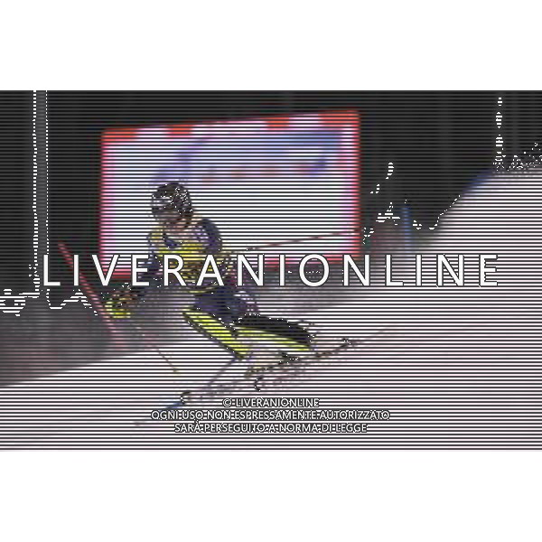 Atle Lie McGrath (NOR) durante lo slalom speciale di Coppa del Mondo di sci, 22 Dicembre 2022, Madonna di Campiglio, Trento, Italia. ©Roberto Tommasini / AGENZIA ALDO LIVERANI SAS