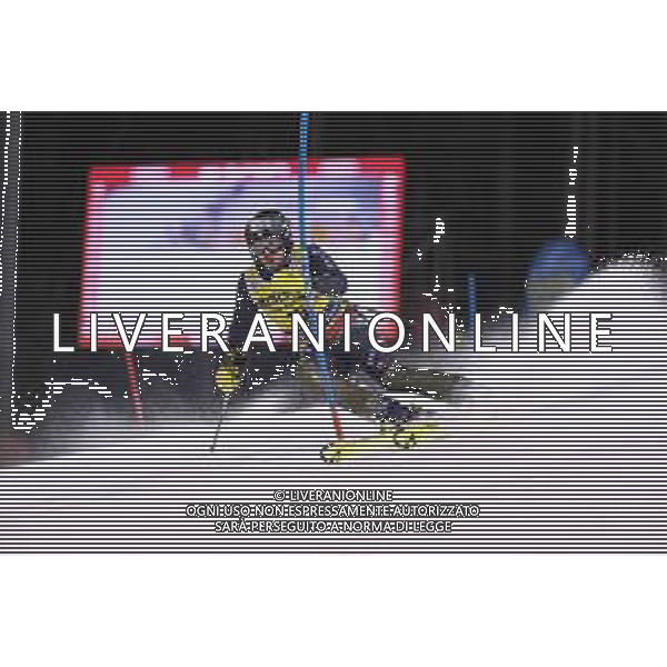 Giuliano Razzoli (ITA) durante lo slalom speciale di Coppa del Mondo di sci, 22 Dicembre 2022, Madonna di Campiglio, Trento, Italia. ©Roberto Tommasini / AGENZIA ALDO LIVERANI SAS