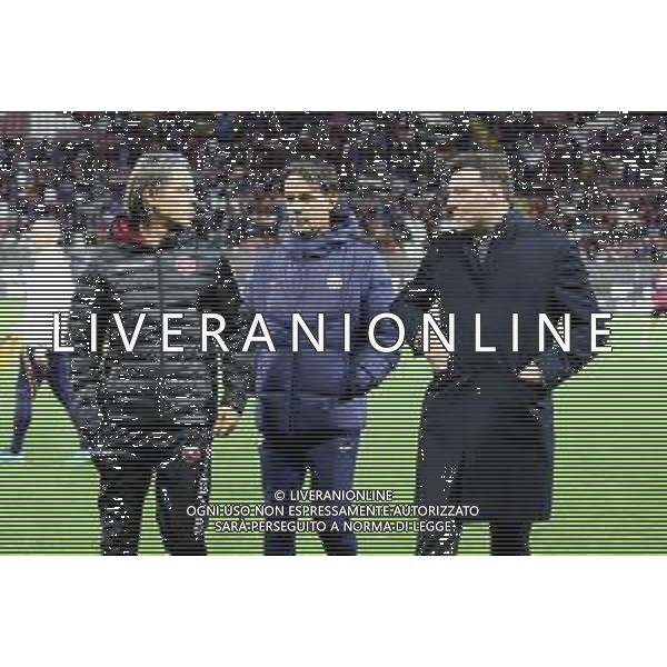 22.12.2022 REGGIO CALABRIA STADIO ORESTE GRANILLO. AMICHEVOLE REGGINA VS INTER IN FOTO FILIPPO INZAGHI ALLENATORE REGGINA SIMONE INZAGHI ALLENATORE INTER MASSIMO TAIBI DS REGGINA ©GARREFFA PASQUALE / AGENZIA ALDO LIVERANI SAS