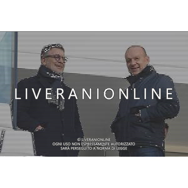 Torino 22.12.2022 Allianz Stadium © Manuela Viganti/Agenzia Aldo Liverani Juventus vs Rijeka Partita Amichevole 2022/2023 Nella foto: maurizio scanavino nuovo direttore generale juventus e federico cherubini ©Viganti / AGENZIA ALDO LIVERANI SAS